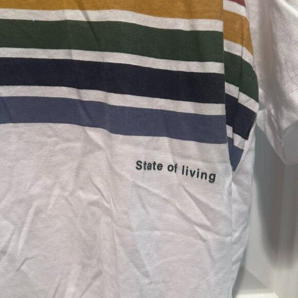 NWT Denim & Flower Ricky Singh State of Living T Shirt - Size Extra Large - Picture 2 of 4